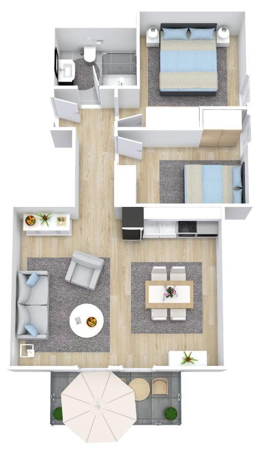 Ferienwohnung Lee Ost 2 3 Dierhagen Dış mekan fotoğraf